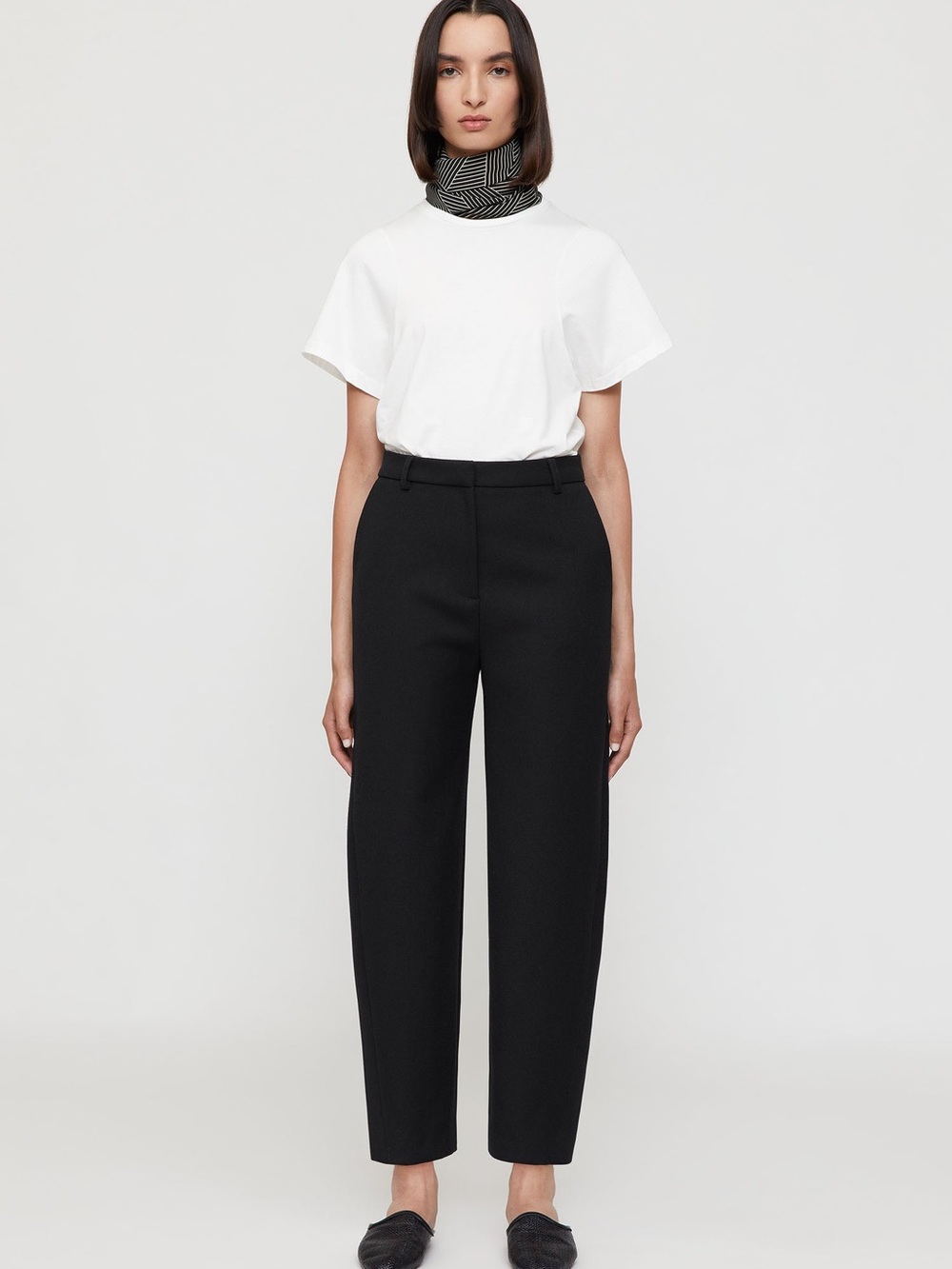NWT Toteme Cotton Wool Twisted Seam Trousers